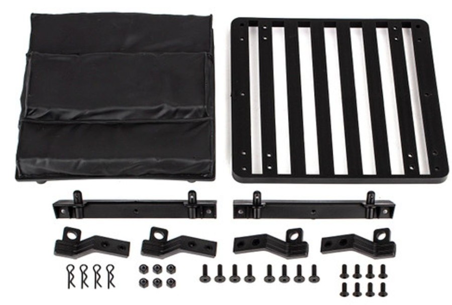 Rc Car Shell & Accessories | Parts Element RC Element Rc Front Runner Bed Rack & Rooftop Tent Set