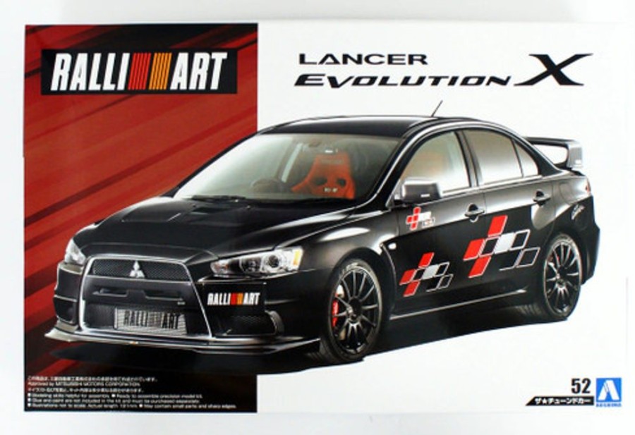 Cars | Model & Die-Cast Aoshima Aoshima - 1/24 The Tuned Car No.52 Ralliart Cz4A Lancer Evo X