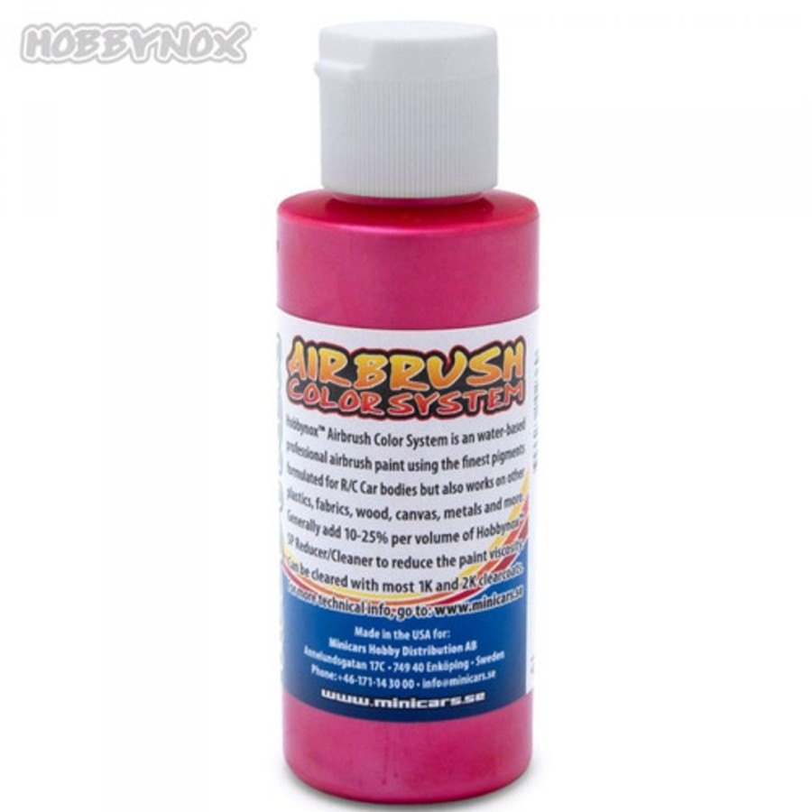 Hobbynox Paint | Accessories Hobbynox Hobbynox - Airbrush Color Pearl Red 60Ml