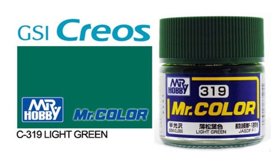 Mr. Hobby Paint | Accessories Mr Hobby Gunze - C319 Mr Color Semi Gloss Light Green