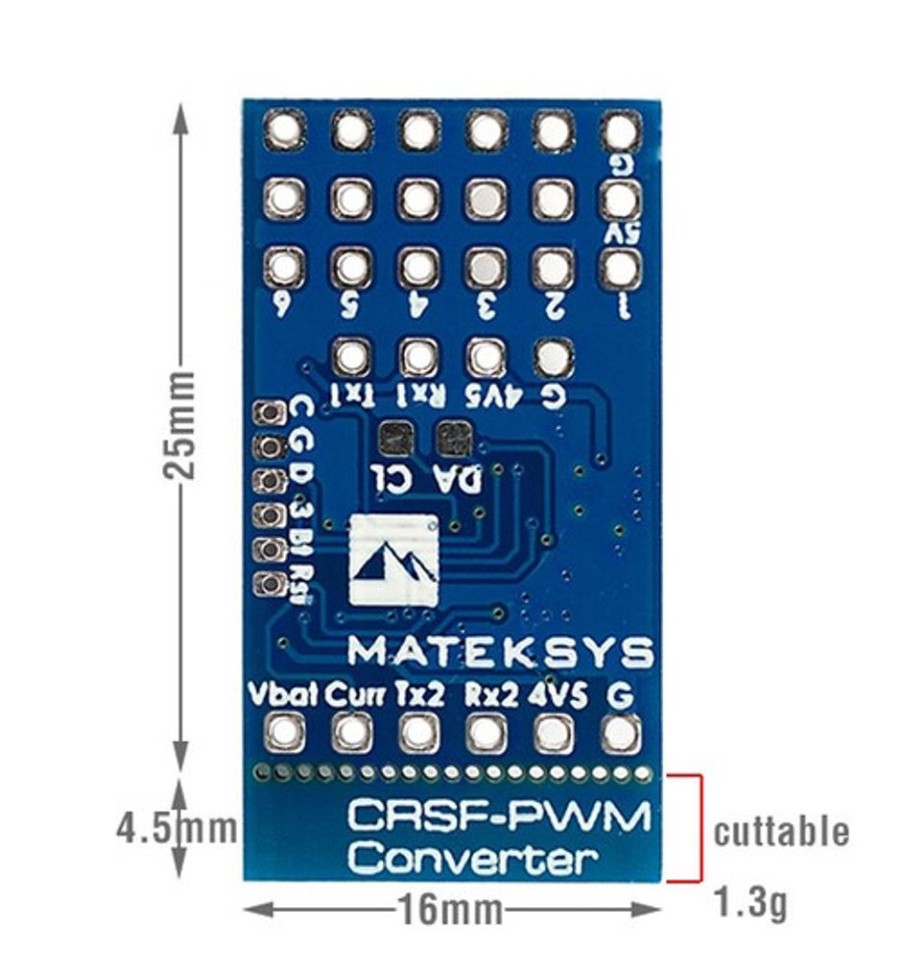 Accessories | Electronics Matek Matek - Crsf To Pwm Converter (6 Type)