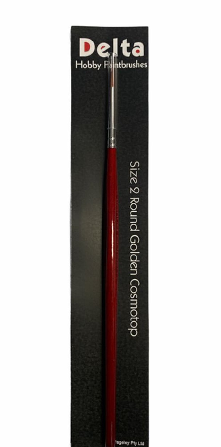 Delta Brushes | Accessories Delta Delta Paintbrush Size 2 Round Golden Cosmotop