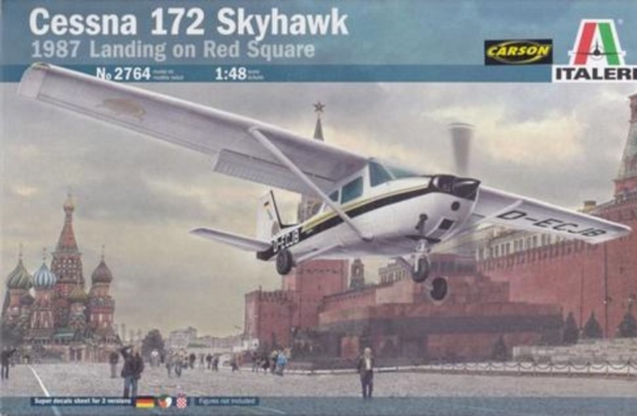 Aircraft | Model & Die-Cast Italeri Italeri - 1/48 Cessna 172 Skyhawk Ii Plastic Model Kit [1-2764]