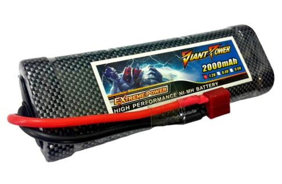 Ni-Mh / Ni-Cd Batteries | Batt/Charger Giant Power Giant Power 7.2V 2000Mah 10C Nimh Battery W/ Deans Plug