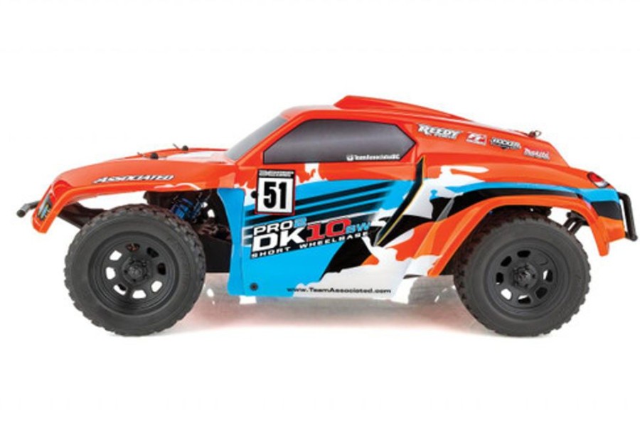 Off-Road | Cars/Tanks Team Associated Team Associated Pro2 Dk10Sw 2Wd 1/10 Brushless Dakar Rally Racer (Orange) W/2.4Ghz Radio System