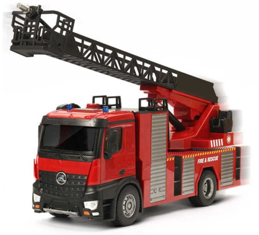 Cars/Tanks Huina Huina 1561 Rc 1/14 22Ch Fire Fighting Rc Truck W/ Water Spraying Ladder