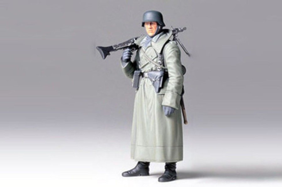 Miniature Figure | Model & Die-Cast Tamiya Tamiya - 1/16 German Machine Gunner W/Greatcoat [36306]