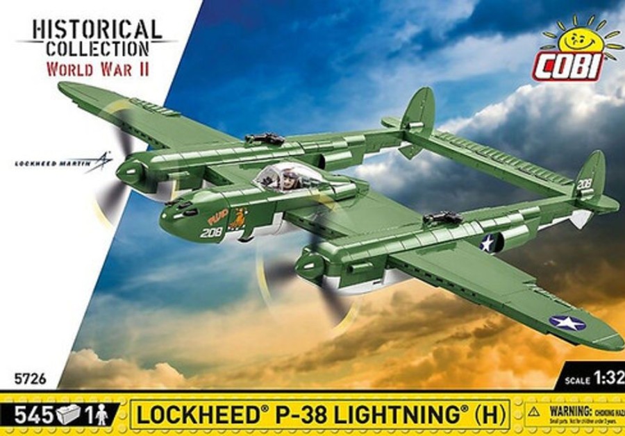 Model & Die-Cast Cobi Cobi-5726 Lockheed P-38 H Lightning 545Pcs