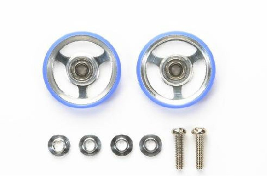 Parts Tamiya Tamiya 17Mm Aluminum Rollers W/Plastic Rings