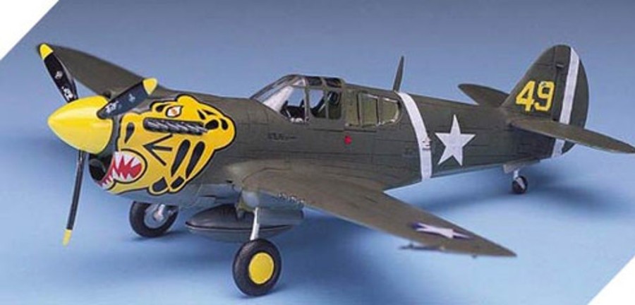 Aircraft | Model & Die-Cast Academy Academy 1/72 P-40E Warhawk Plastic Model Kit [12468]