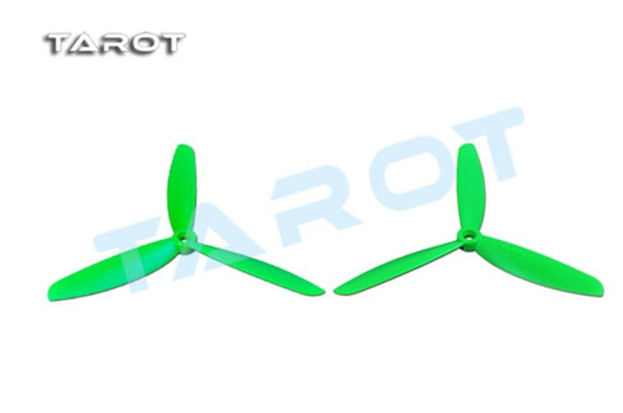 Propellers | Parts Tarot Tarot 3 Blade Propeller For Mini Quadheli 6 Inch For 300/350 Size ( Green)