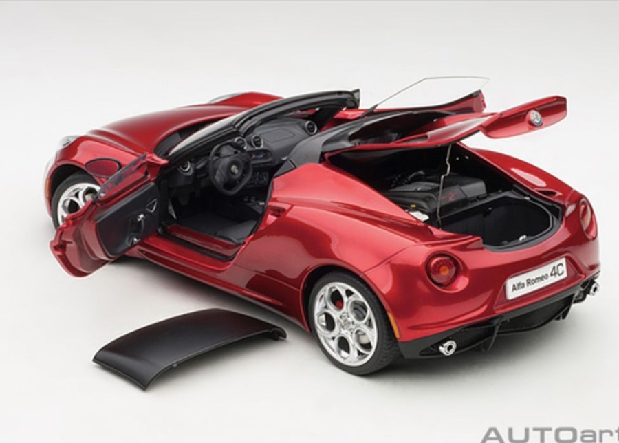 Model & Die-Cast AUTOart Auto Art 1/18 70142 Alfa Romeo 4C Spider (Competition Red)