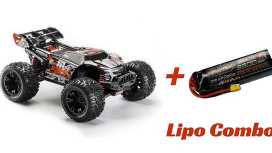 Off-Road | Cars/Tanks Team Magic Team Magic E5Hx-4S 1:10 Monster Truggy (Red) Lipo Combo