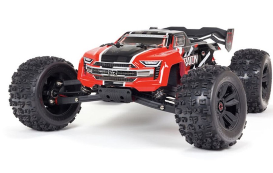 Off-Road | Cars/Tanks Arrma Arrma - 1/8 Kraton 6S V5 4Wd Blx Speed Monster Truck With Spektrum Firma Rtr, Red,Blue