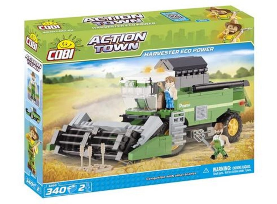 Model & Die-Cast Cobi Cobi - Action Town 1866 Harvester Eco Power 340Pc