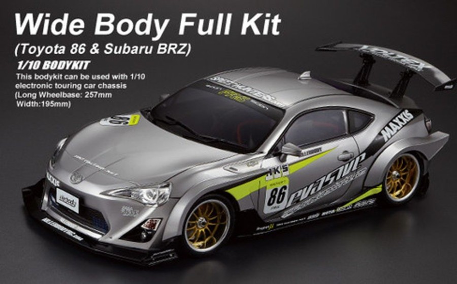 Rc Car Shell & Accessories | Parts KillerBody Killer Body 1/10 Wide Body Full Kit B Toyota 86 & Subaru Brz