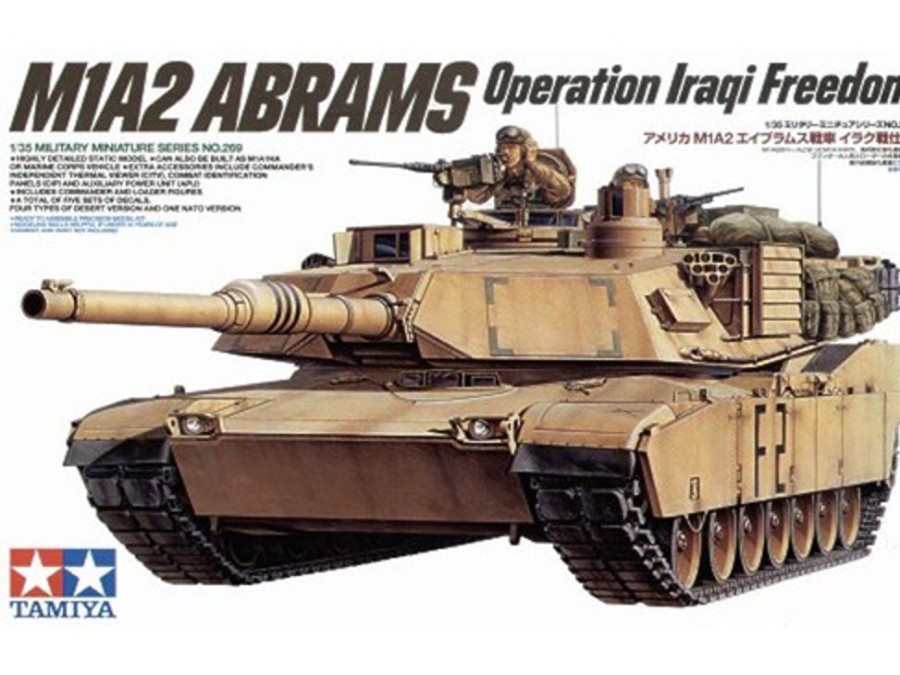 Military | Model & Die-Cast Tamiya Tamiya - 1/35 M1A2 Abrams Main Battle Tank Plastic Model Kit W/120Mm Gun[35269]