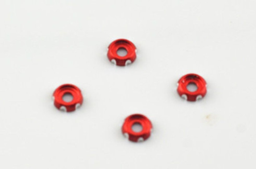 Drift Car Parts | Parts CS model Cnc Metal Screws Washer (Suitable For Countersunk Head Screws) Red