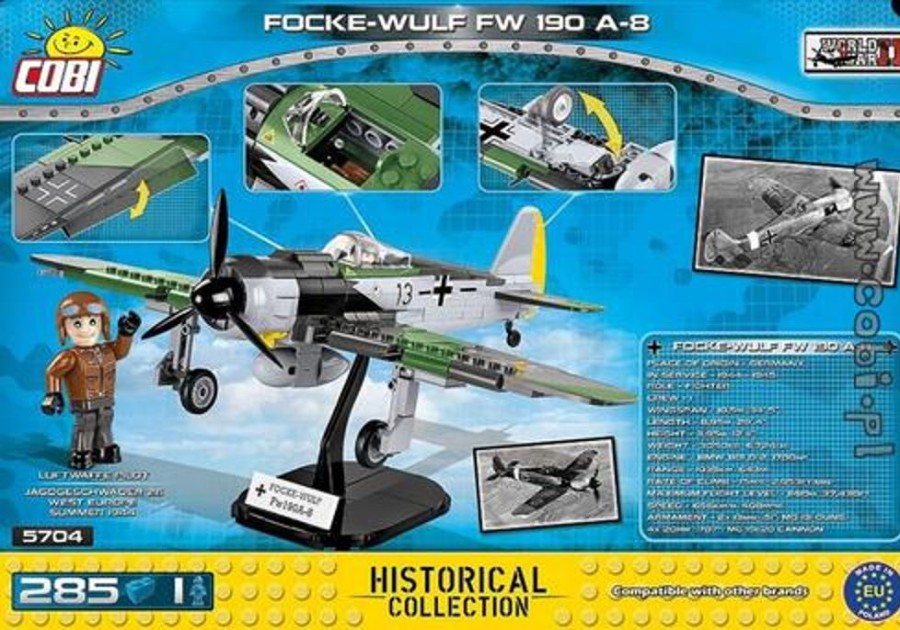 Model & Die-Cast Cobi Cobi - Ww2 - Focke-Wulf Fw190 A-8 300Pcs