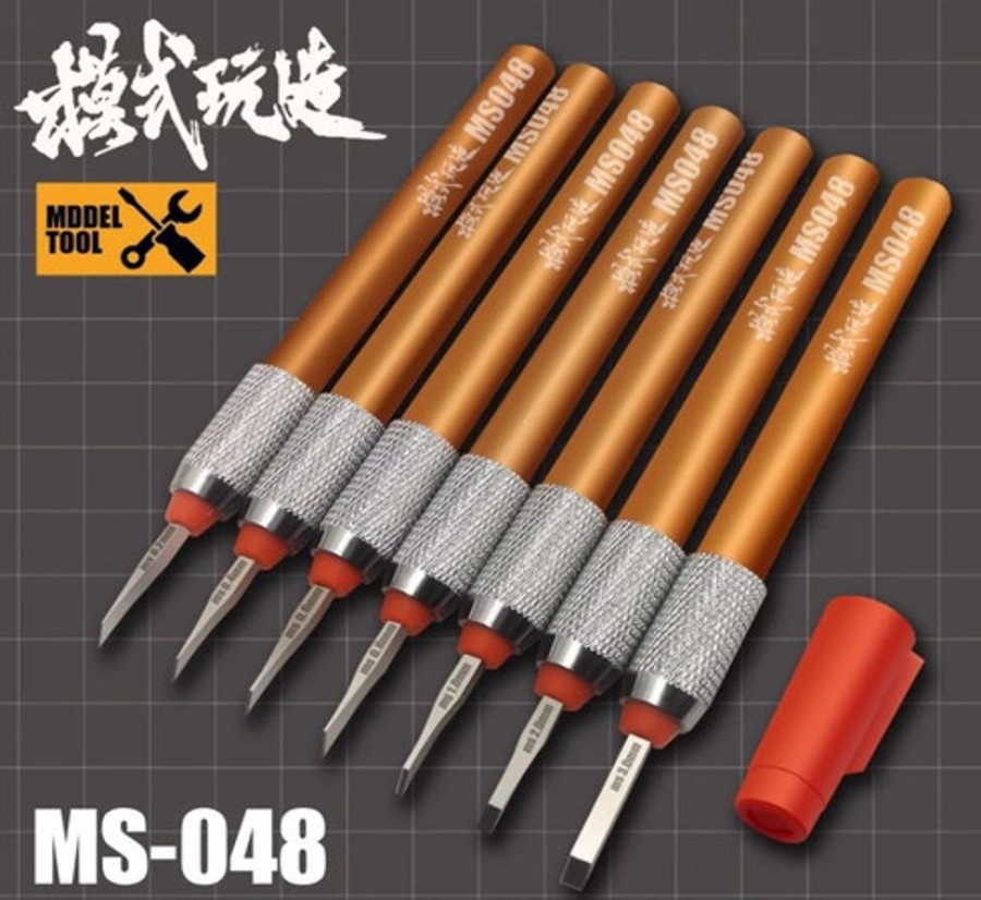 Craft Tools | Accessories Taobao Mode Playmaking Metal Chisel / Crafting Knife Set Ms048