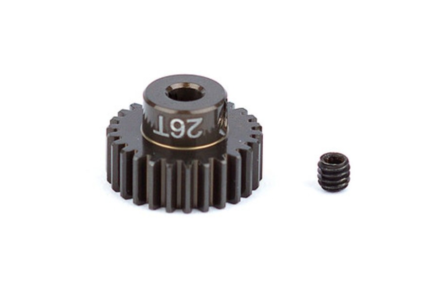 Pinion Gears | Parts Team Associated Team Associated Factory Team Aluminum 48P Pinion Gear (3.17Mm Bore) (26T)