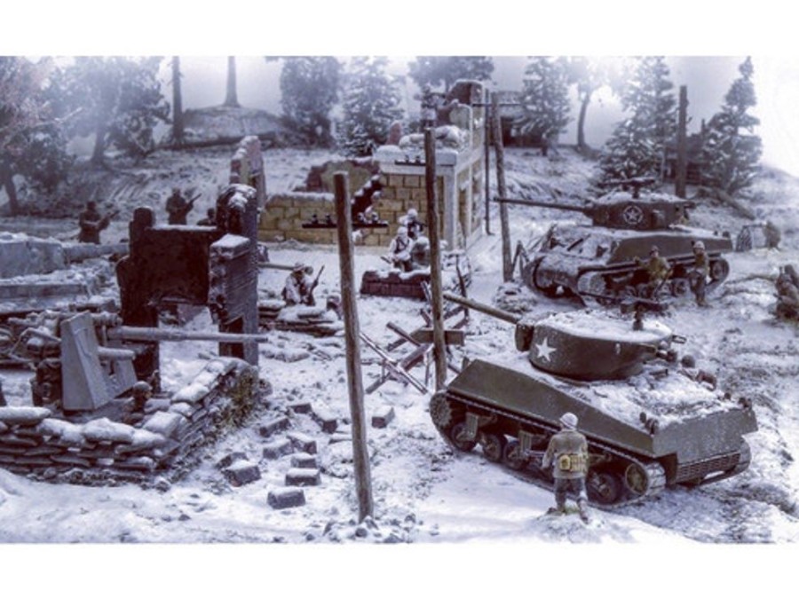 Military | Model & Die-Cast Italeri Italeri 6113 - 1/72 Bastogne December 1944 Diorama Set