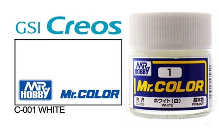 Mr. Hobby Paint | Accessories Mr Hobby Gunze - C001 Mr Color Gloss White