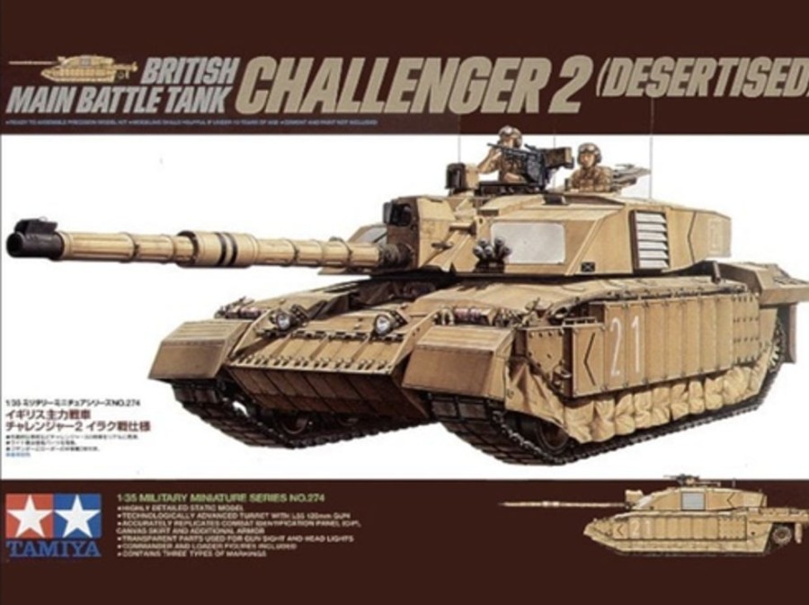 Military | Model & Die-Cast Tamiya Tamiya 35274 - 1/35 British Mbt Challenger Ii Desert