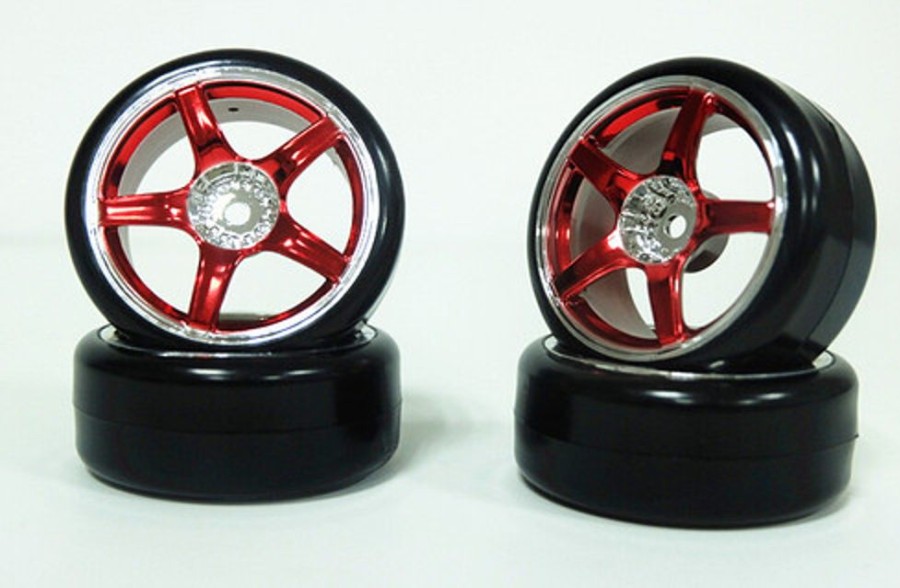 Rim & Tyre | Parts CS model Cs 1: 10 Scale Tyre & Rim Set 4Pcs Ty-002+2059.3 3Mm Offset Wheels