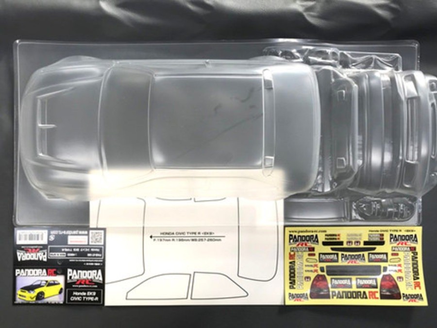 Rc Car Shell & Accessories | Parts Pandora Honda Civic Ek9 Type-R [Pab-3188]