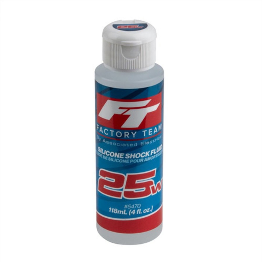 Shock And Differential Oils | Accessories Team Associated Team Associated Factory Team Silicone Shock Oil (4Oz) (25Wt) (275 Cst)