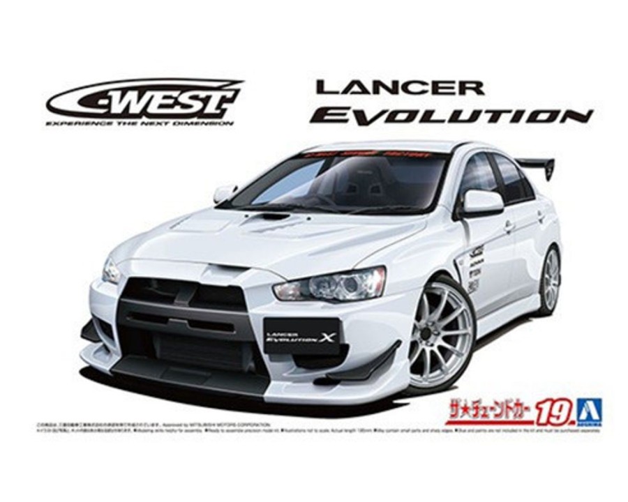 Cars | Model & Die-Cast Aoshima Aoshima 1/24 C-West Lancer Evo X 2007