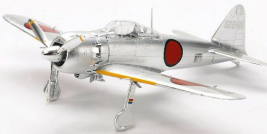 Aircraft | Model & Die-Cast Tamiya Tamiya - 1/72 Mitsubishi A6M5 (Zeke) Zero Fighter Silver Plated Plastic Model Kit [10316]