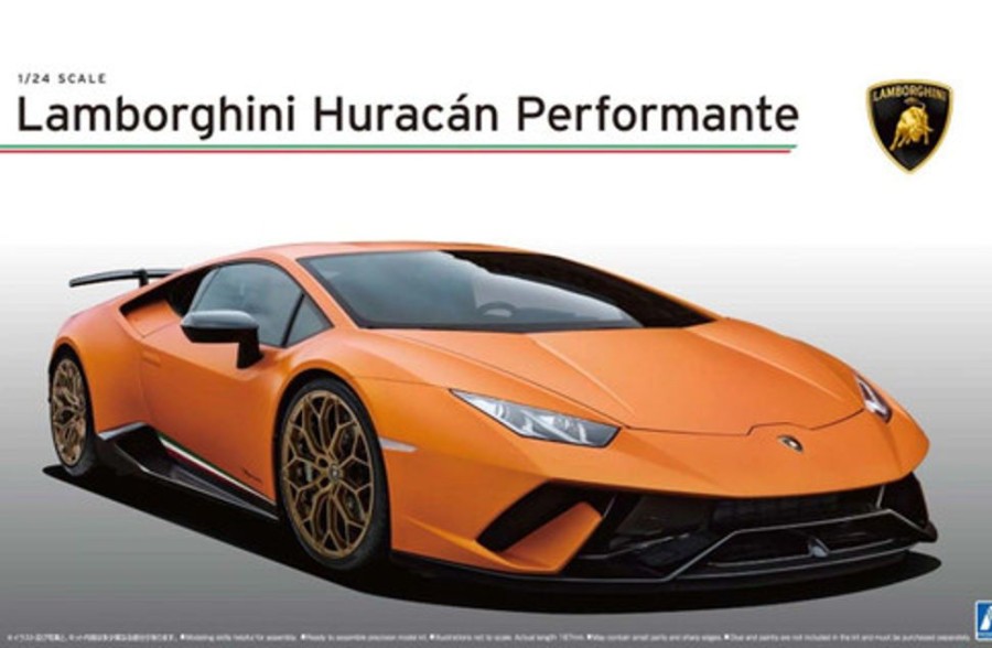 Cars | Model & Die-Cast Aoshima Aoshima Lamborghini Huracan Performante 1/24 Scale Kit