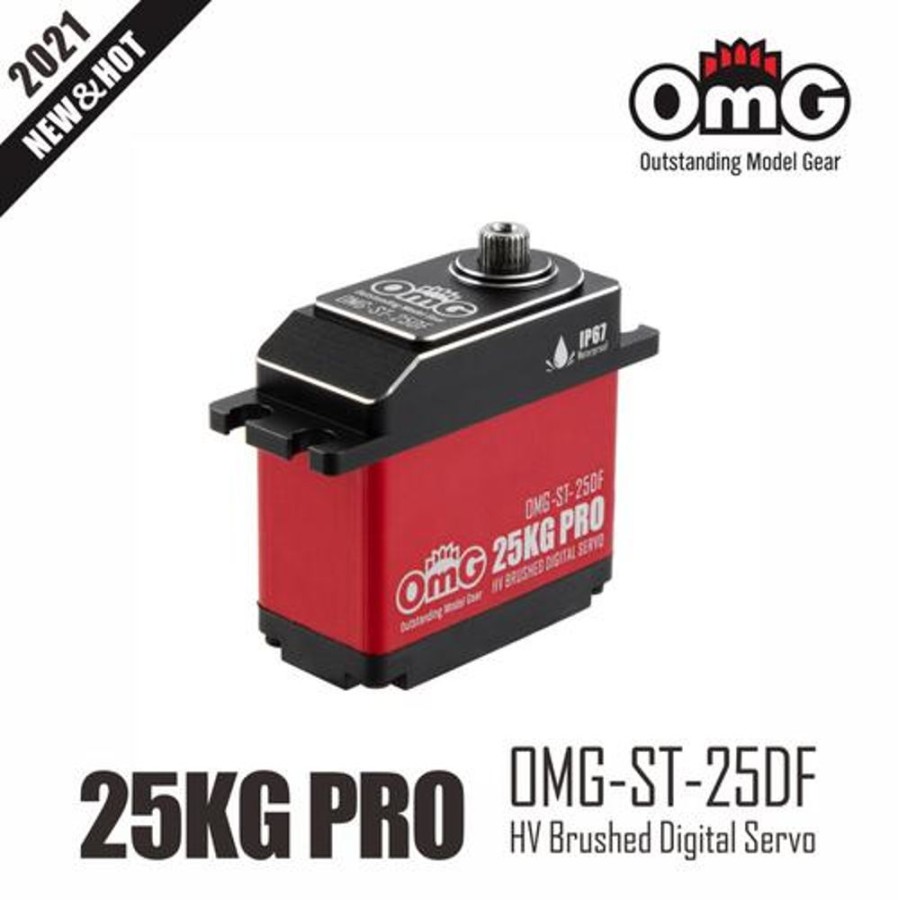 Omg Servos | Electronics OMG Omg 25Kg Pro Waterproof Metal Gear Hv Brushed Digital Servo