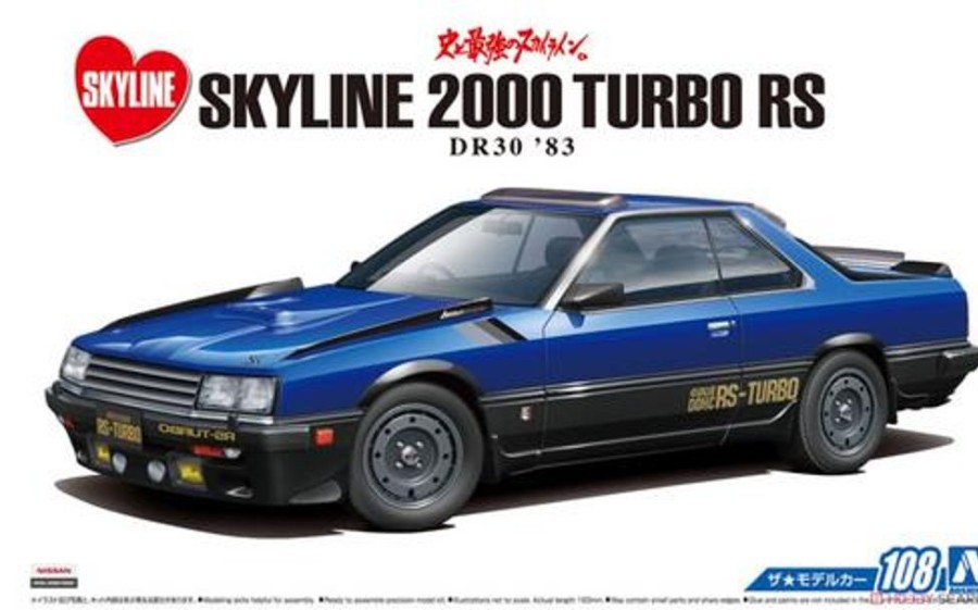 Cars | Model & Die-Cast Aoshima Aoshima - 1/24 Nissan Dr30 Skyline Rs Aero Custom `83