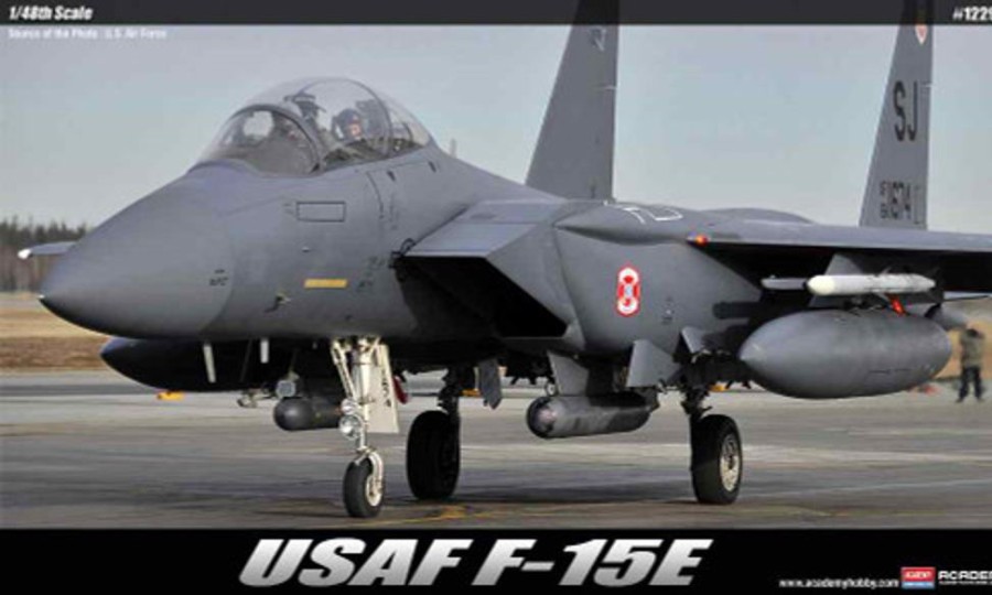 Aircraft | Model & Die-Cast Academy Academy 1/48 Usaf F-15E Seymour Johnson Plastic Model Kit [12295]