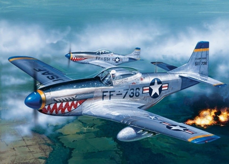 Aircraft | Model & Die-Cast Italeri Italeri - 1/72 F-51D Mustang Plastic Model Kit [1-71086]