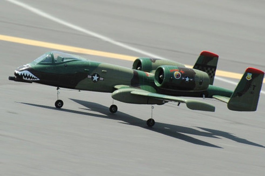 Planes Dynam Dynam A10 Warthog Green 64Mm Edf 1080Mm Srtf With Stabilizer