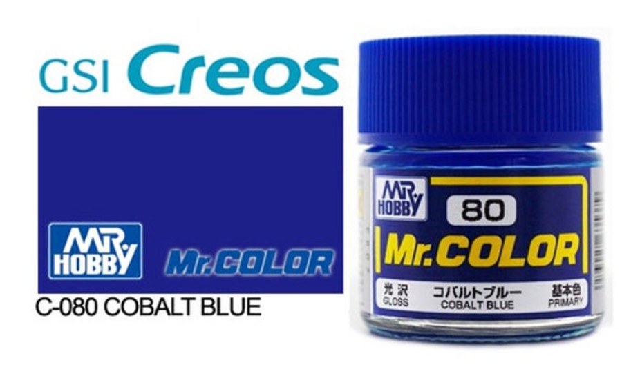 Mr. Hobby Paint | Accessories Mr Hobby Gunze - C080 Mr Color Semi Gloss Cobalt Blue