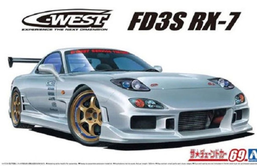 Cars | Model & Die-Cast Aoshima Aoshima 1:24 C-West Mazda Rx-7 Fd3S