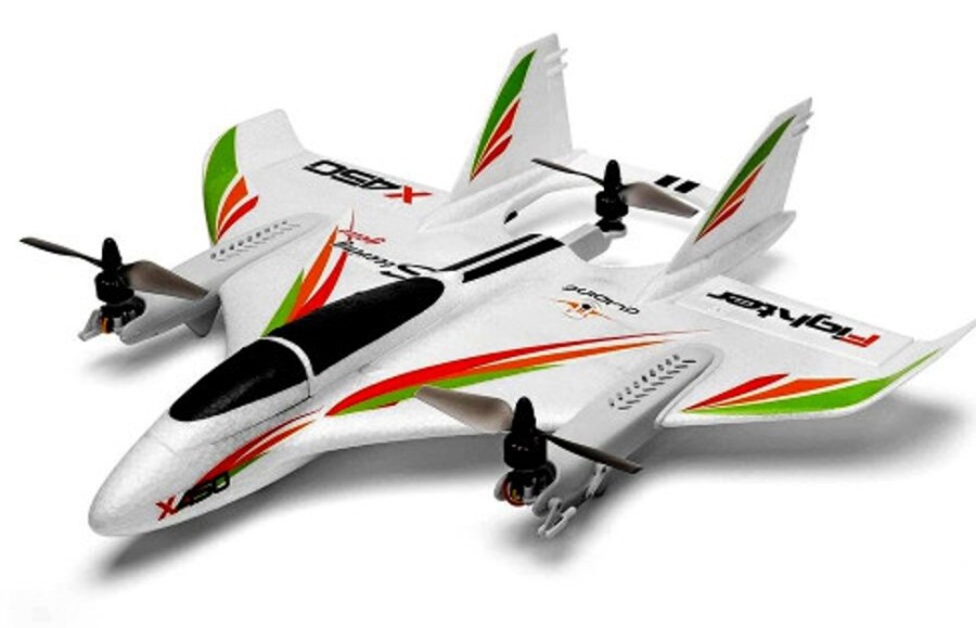 Planes WLToys Xk X450 Vtol 2.4G 6Ch Epo 450Mm Wingspan 3D/6G Mode Switchable Aerobatics Rc Airplane Rtf