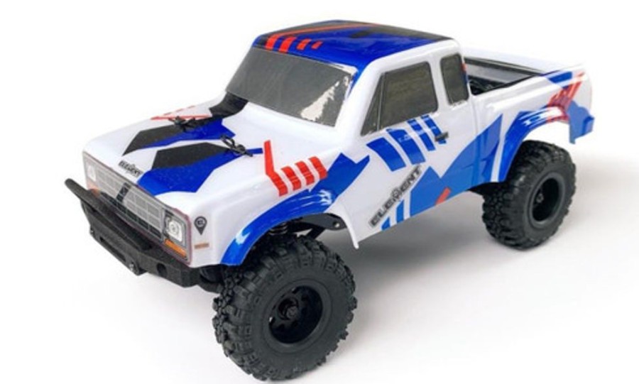 Off-Road | Cars/Tanks Element RC Element Rc Enduro24 Sendero 1/24 4Wd Rtr Scale Mini Trail Truck (Red/Blue) W/2.4Ghz Radio