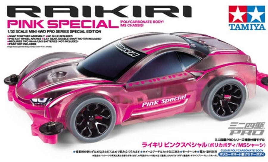 Cars/Tanks Tamiya Tamiya - Raikiri Pink Special (Ms Chassis, Polycarbonate Body) [95486]