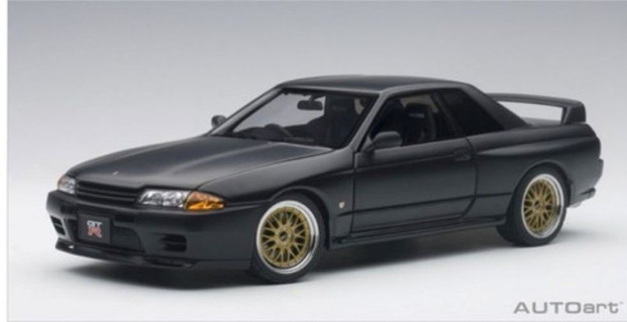 Model & Die-Cast AUTOart Auto Art 1/18 Nissan Skyline Gt-R (R32) V-Spec Ii Tuned Version (Matt Black)(Limited Edition Of 1,500 Pcs Worldwide)