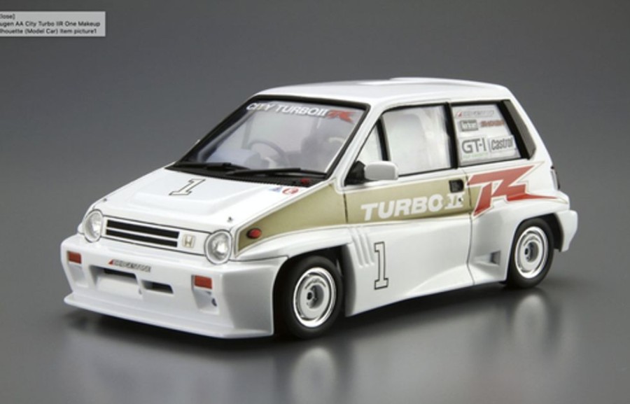 Cars | Model & Die-Cast Aoshima Aoshima - 1/24 The Model Car Sp Mugen Aa City Turbo Iir One Make Silhouette Kit