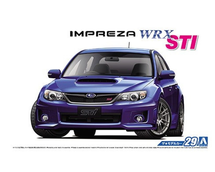 Cars | Model & Die-Cast Aoshima Aoshima - 1/24 The Model Car No.29 Subaru Grb Impreza Wrx Sti 2010