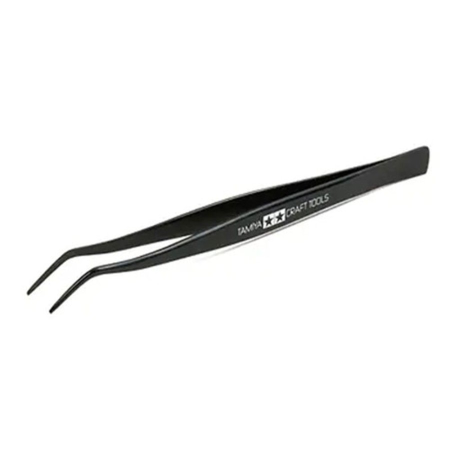 Tamiya Tools | Accessories Tamiya Tamiya Angled Tweezers [74003]