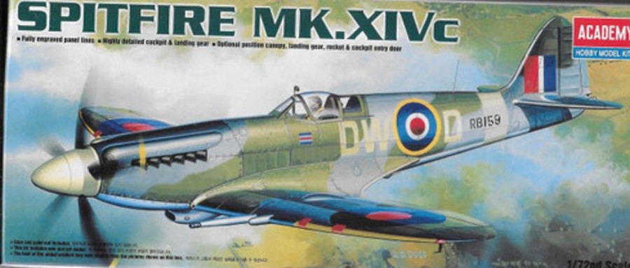 Aircraft | Model & Die-Cast Academy Academy 1/72 Spitfire Mk.Xiv C Plastic Model Kit [12484]