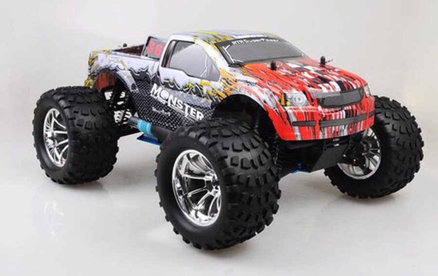 Cars/Tanks HSP Hsp 94188 1/10 4Wd Nitro Monster Truck Ready To Run